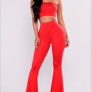 Red two piece set